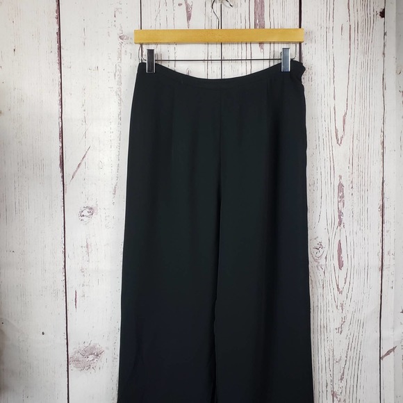 Jones New York Evening Dress Pants Womens Size 6 Pleat Front Black - Picture 3 of 8